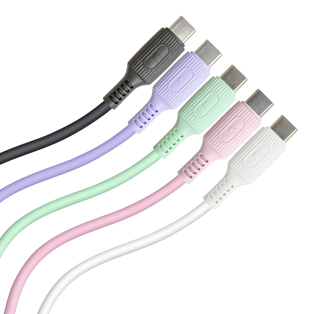 USB A to USB C ケーブル やわらかいソフトタイプ | CONNECT GEAR FLEX AC
