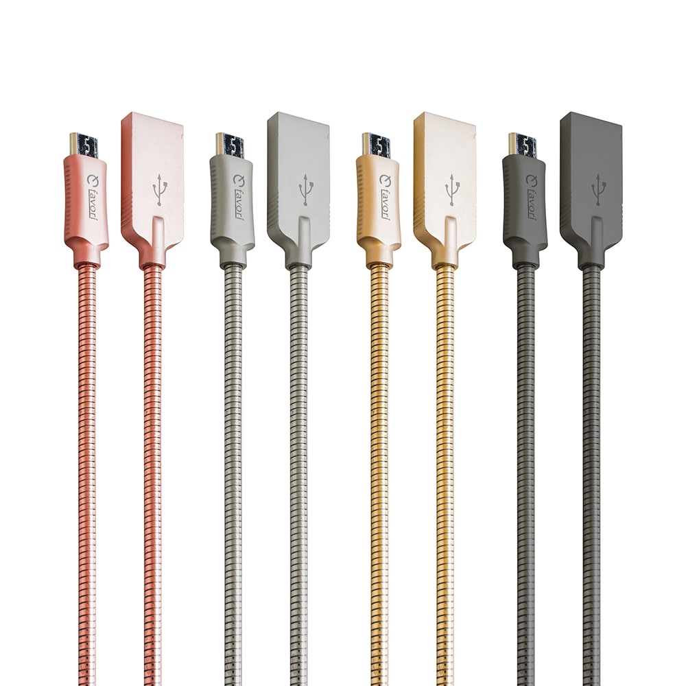 USB A to microUSB ケーブル メタルタイプ | CONNECT GEAR METAL M