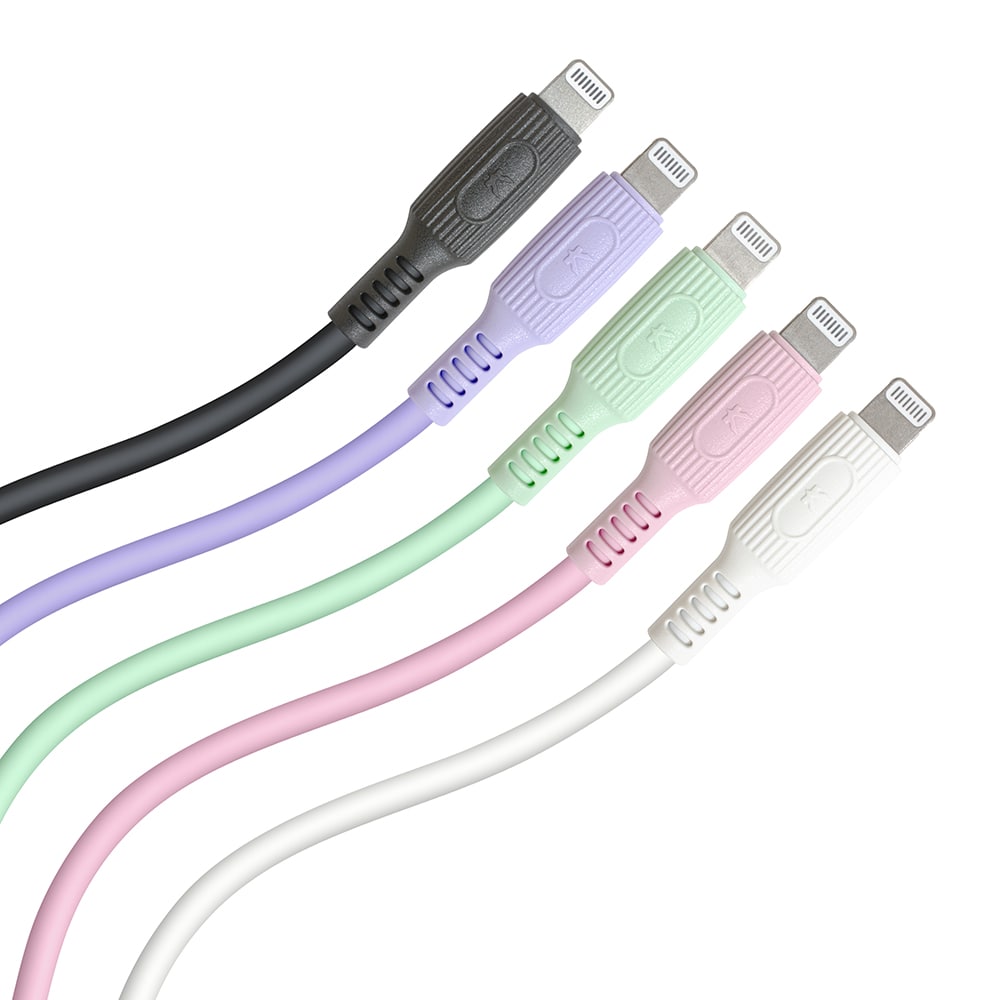 USB A to Lightning ケーブル やわらかいソフトタイプ | CONNECT GEAR FLEX AL