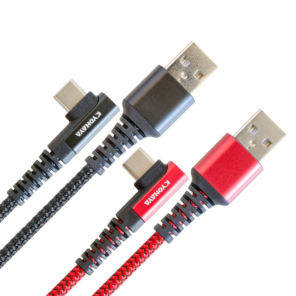 USB A to USB C ケーブル L型 + ストレート型 コネクタ | CONNECT GEAR L & I
